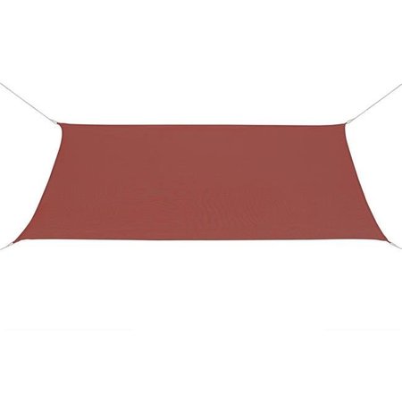 COOLAROO Coolaroo 451608 11 ft. 10 in. Ready to Hang Shade Sail; Tri Brick 451608